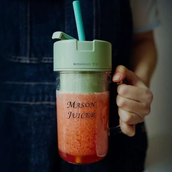 Mason Portable Mini Juicer Blender with Straw Cup